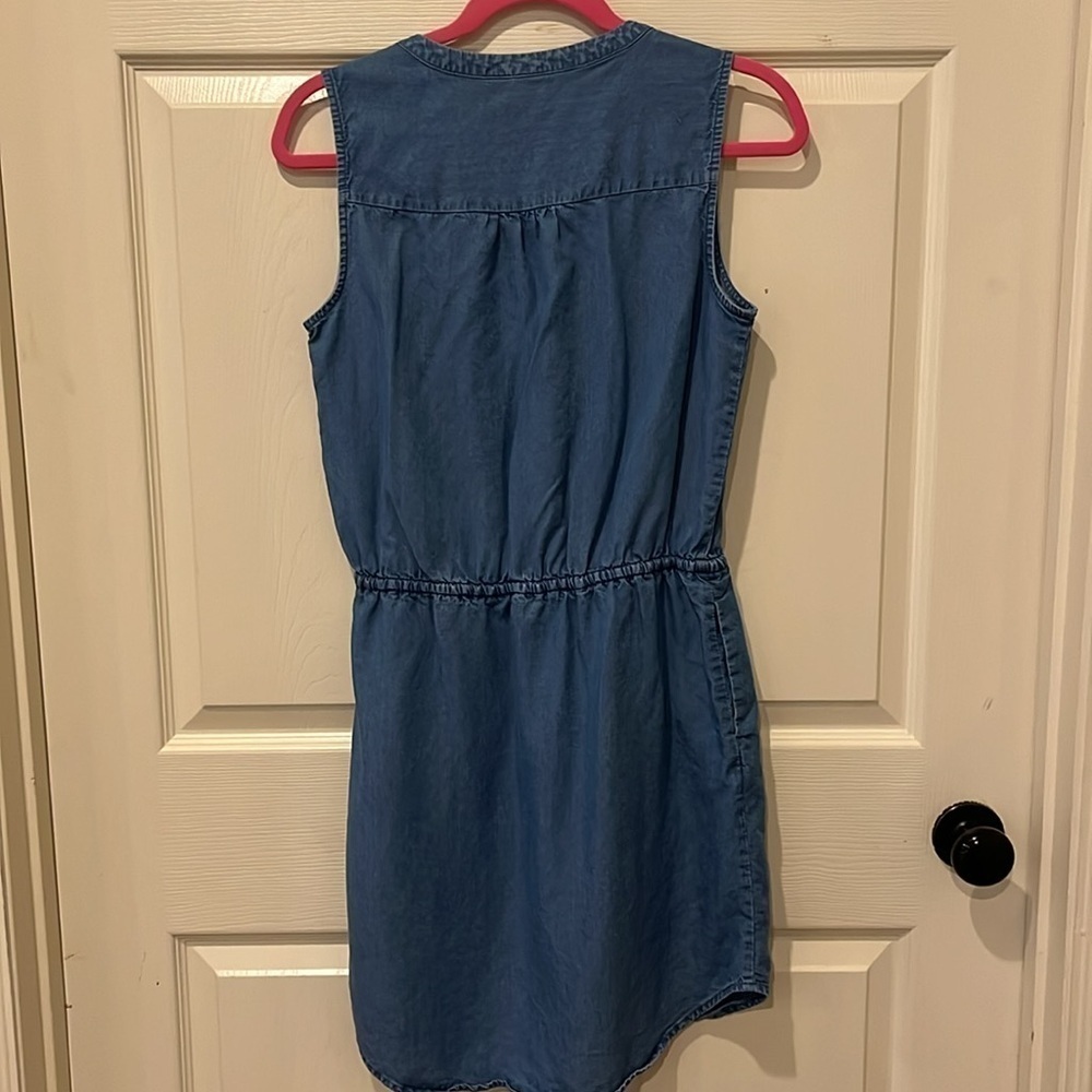 Gap denim sleeveless dress, XS 🔵 - Picture 5 of 6